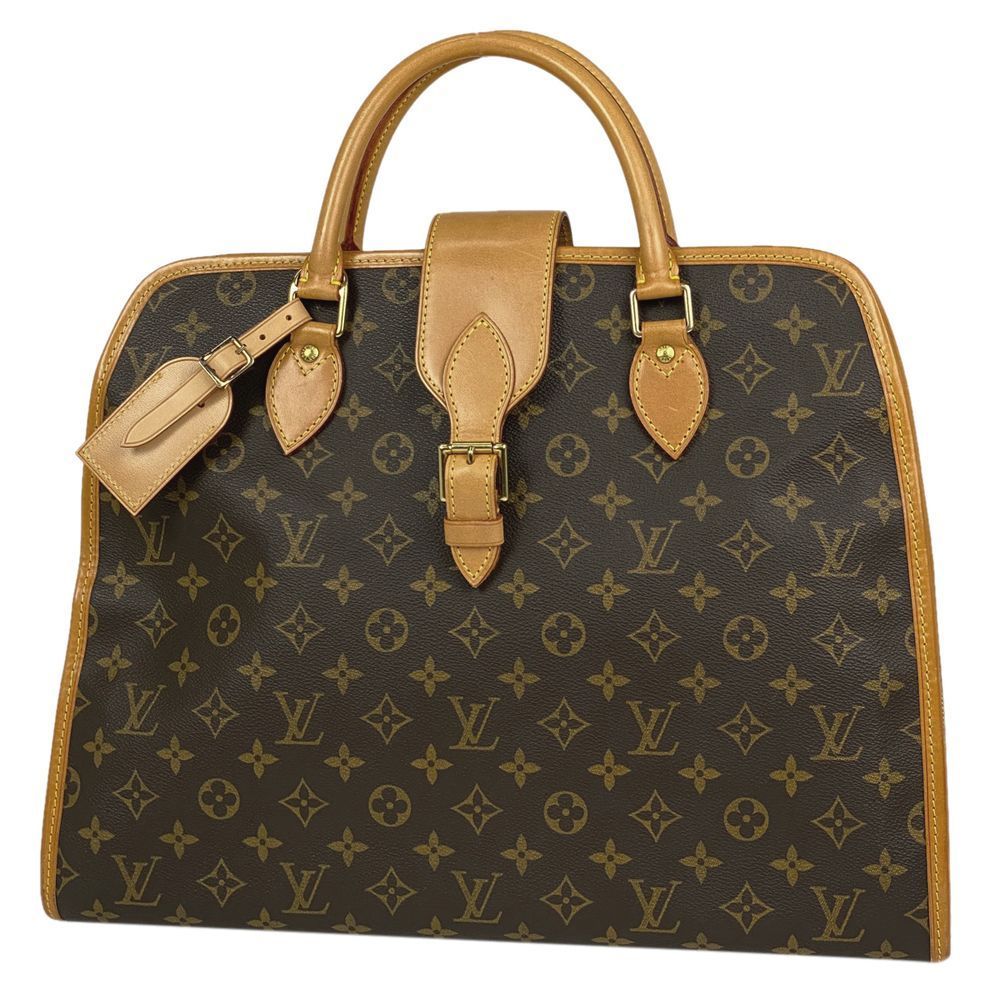 Louis Vuitton Rivoli Handbag Business Bag Handbag Monogram Brown